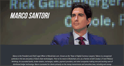 Desktop Screenshot of marcosantori.com